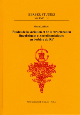 Études de la variation et de la structuration linguistiques et sociolinguistiques en berbère du Rif